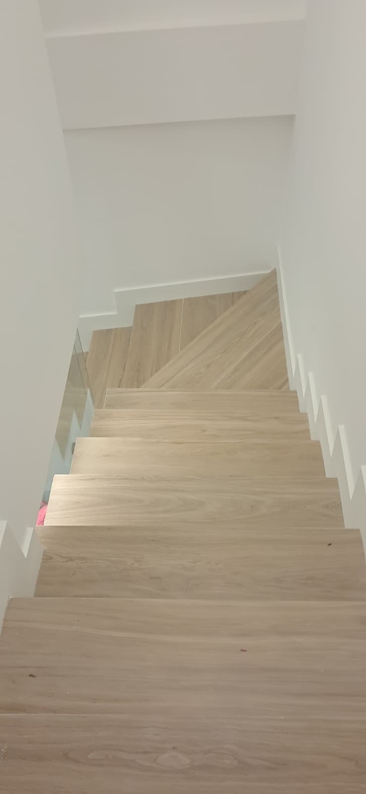 Escalera cenital vidrio